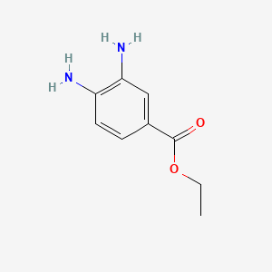 Chemical structure of Ethyl 3,4-Diaminobenzoate
