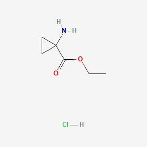 Chemical structure of Ethyl 1-Aminocyclopropanecarboxylate Hydrochloride