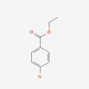 Chemical structure of Ethyl 4-bromobenzoate