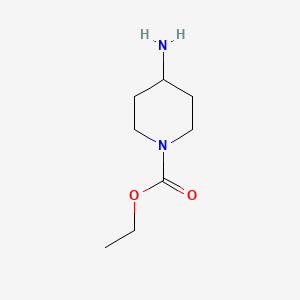 Chemical structure of Ethyl 4-amino-1-piperidinecarboxylate