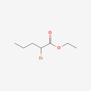 Chemical structure of Ethyl 2-bromovalerate