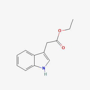 Chemical structure of Ethyl 3-indoleacetate