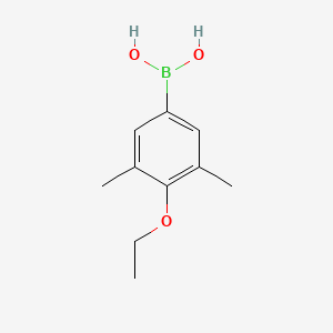 Chemical structure of (4-Ethoxy-3,5-dimethylphenyl)boronic acid