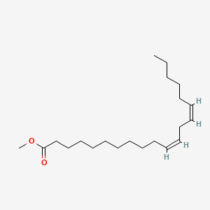 Chemical structure of cis-11,14-Eicosadienoic acid methyl ester