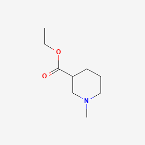 Chemical structure of Ethyl 1-methylpiperidine-3-carboxylate