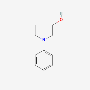 Chemical structure of 2-(N-Ethylanilino)ethanol