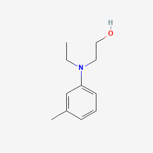Chemical structure of 2-(N-Ethyl-N-m-toluidino)ethanol