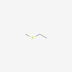 Chemical structure of Ethyl methyl sulfide