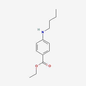 Chemical structure of Ethyl 4-(Butylamino)benzoate