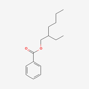 Chemical structure of 2-Ethylhexyl Benzoate