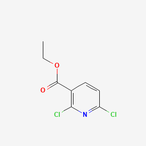 Chemical structure of Ethyl 2,6-Dichloronicotinate