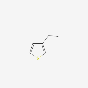 Chemical structure of 3-Ethylthiophene