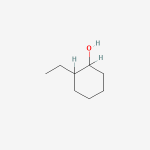 Chemical structure of 2-Ethylcyclohexanol (cis- and trans- mixture)