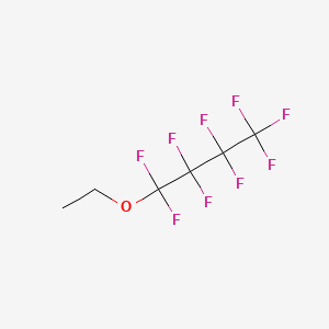 Chemical structure of Ethyl Nonafluorobutyl Ether (mixture of isomers)