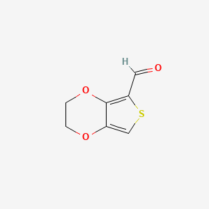 Chemical structure of 3,4-Ethylenedioxythiophene-2-carboxaldehyde