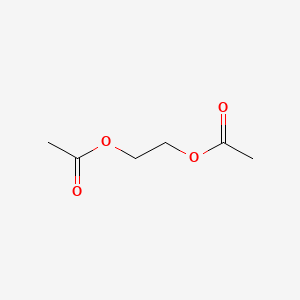Chemical structure of Ethylene Glycol Diacetate