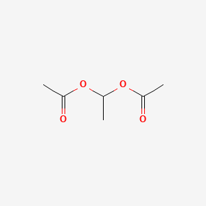 Chemical structure of 1,1-Ethanediol Diacetate