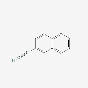 Chemical structure of 2-Ethynylnaphthalene
