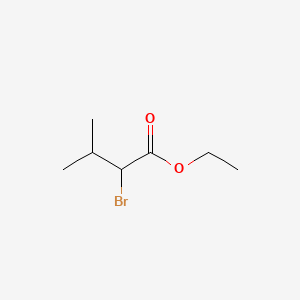 Chemical structure of Ethyl 2-Bromoisovalerate
