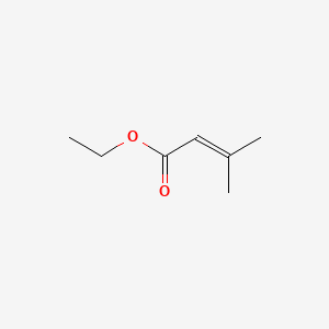 Chemical structure of Ethyl 3-Methylcrotonate