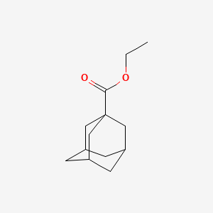 Chemical structure of Ethyl 1-Adamantanecarboxylate