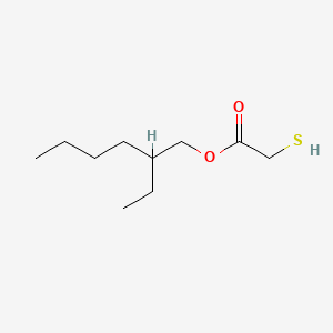 Chemical structure of 2-Ethylhexyl Thioglycolate