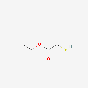 Chemical structure of Ethyl 2-Mercaptopropionate