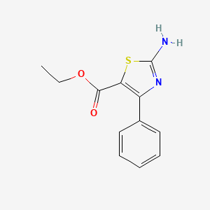 Chemical structure of Ethyl 2-Amino-4-phenylthiazole-5-carboxylate