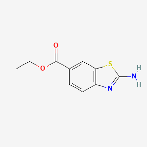 Chemical structure of Ethyl 2-Aminobenzothiazole-6-carboxylate