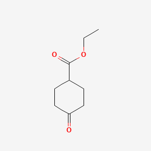 Chemical structure of Ethyl 4-Oxocyclohexanecarboxylate