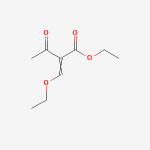 Chemical structure of Ethyl 2-Acetyl-3-ethoxyacrylate