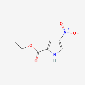 Chemical structure of Ethyl 4-Nitropyrrole-2-carboxylate
