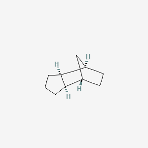 Chemical structure of exo-Tetrahydrodicyclopentadiene