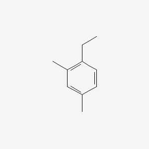Chemical structure of 4-Ethyl-m-xylene