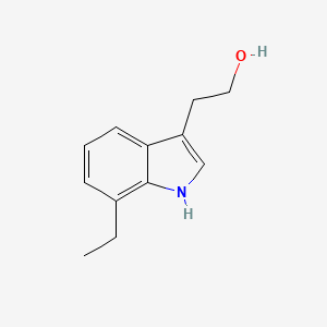 Chemical structure of 7-Ethyltryptophol