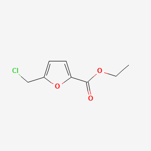 Chemical structure of Ethyl 5-Chloromethyl-2-furancarboxylate