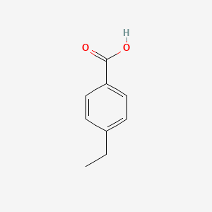 Chemical structure of 4-Ethylbenzoic Acid