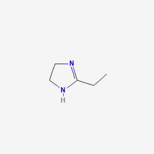 Chemical structure of 2-Ethyl-2-imidazoline