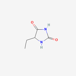 Chemical structure of 5-Ethylhydantoin