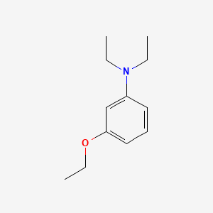 Chemical structure of N,N-Diethyl-m-phenetidine