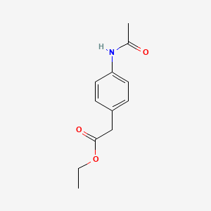 Chemical structure of Ethyl 4-Acetamidophenylacetate