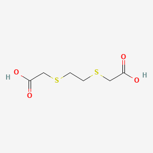 Chemical structure of (Ethylenedithio)diacetic Acid