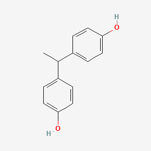 Chemical structure of 4,4'-Ethylidenebisphenol