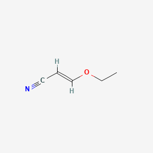 Chemical structure of 3-Ethoxyacrylonitrile (cis- and trans- mixture)