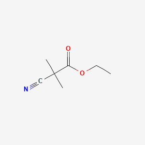 Chemical structure of Ethyl 2-Cyano-2-methylpropionate