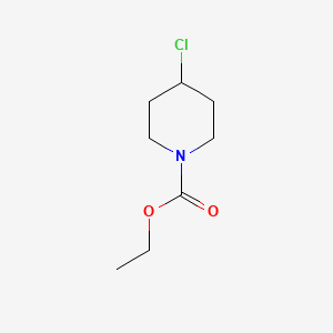 Chemical structure of Ethyl 4-Chloro-1-piperidinecarboxylate