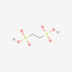 Chemical structure of 1,2-Ethanedisulfonic acid hydrate