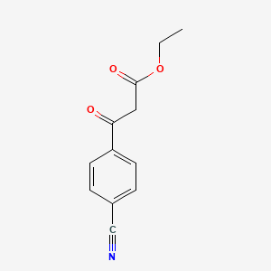 Chemical structure of Ethyl 3-(4-Cyanophenyl)-3-oxopropionate