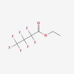 Chemical structure of Ethyl Heptafluorobutyrate