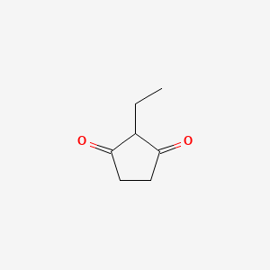 Chemical structure of 2-Ethyl-1,3-cyclopentanedione
